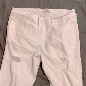 White Ripped Jeans